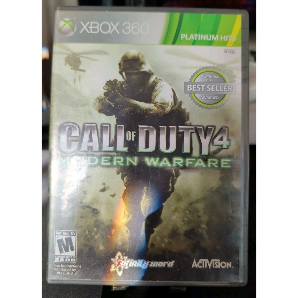 Call of Duty 4: Modern Warfare -- Platinum Hits (Microsoft Xbox 360, 2010)